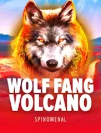 wolf fang volcano slot logo